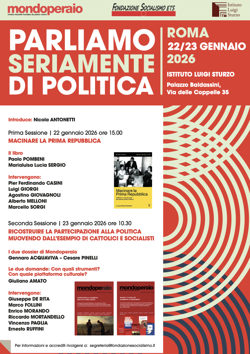 Parliamo seriamente di politica